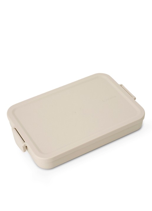 Brabantia Make & Take lunchbox plat - achterkant 5 beige