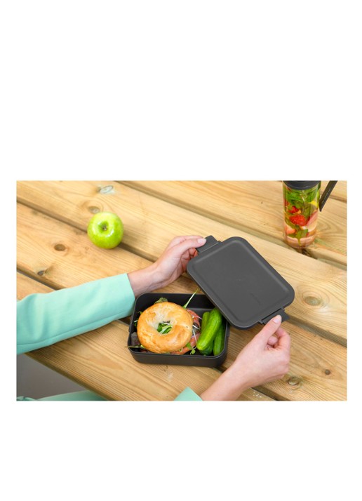 Brabantia Make & Take medium lunchbox  - detail 2 antraciet