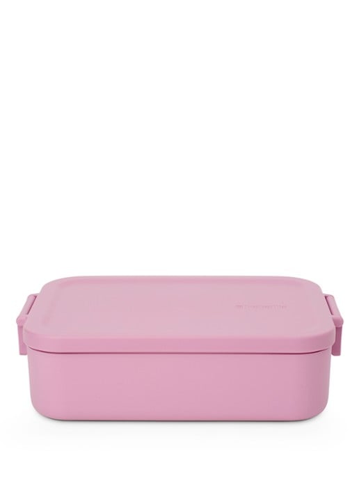 Brabantia Make & Take medium lunchbox - voorkant 4 donkerroze