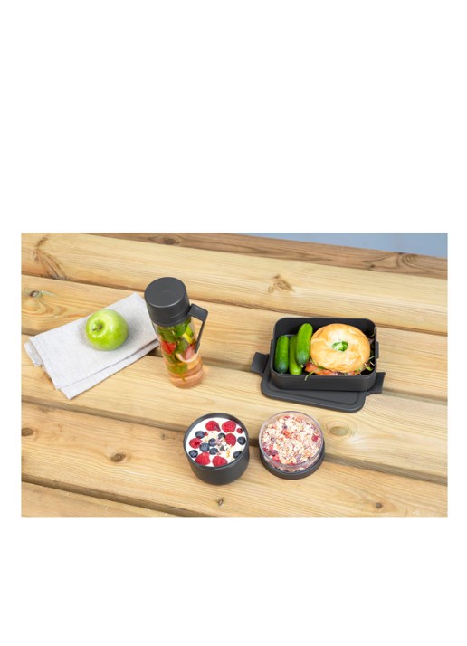 Brabantia Make & Take ontbijt- en lunchset 3-delig - detail 5 donkergrijs