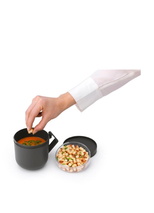 Brabantia Make & Take soepbeker 60 cl - detail 4 zwart