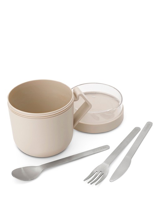 Brabantia Make & Take soepbeker 600 ml - achterkant 8 beige