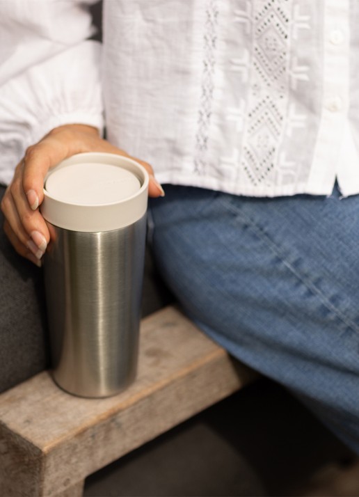 Brabantia Make & Take thermosbeker/koffiebeker 36 cl - detail 4 beige