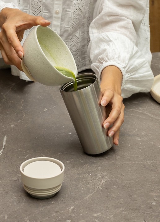 Brabantia Make & Take thermosbeker/koffiebeker 36 cl - detail 5 beige