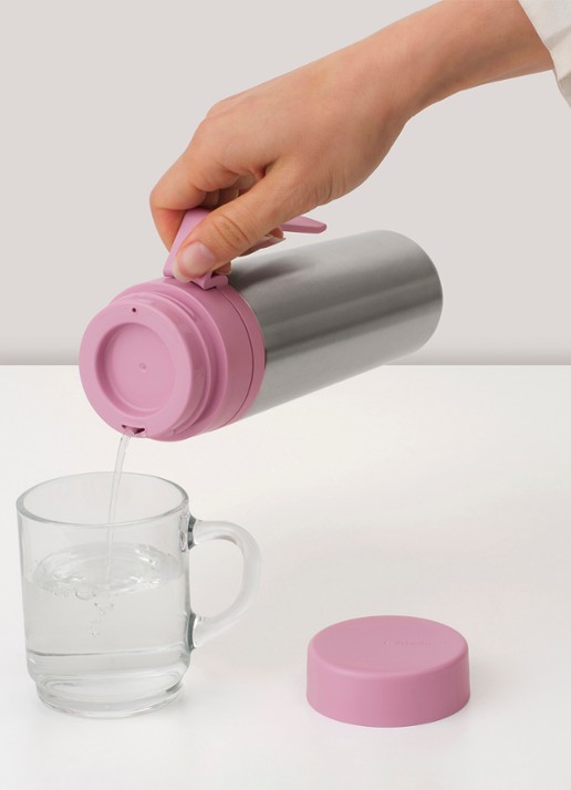 Brabantia Make & Take thermosfles 500 ml  - detail 4 donkerroze