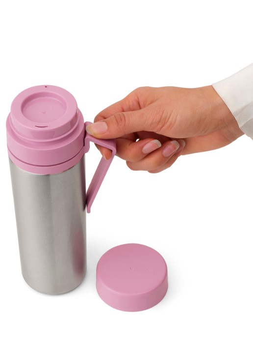 Brabantia Make & Take thermosfles 500 ml  - detail 5 donkerroze