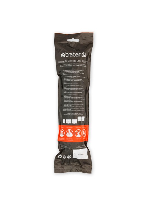 Brabantia Perfect Fit X 10-12L vuilniszak 200 stuks - detail 3 wit