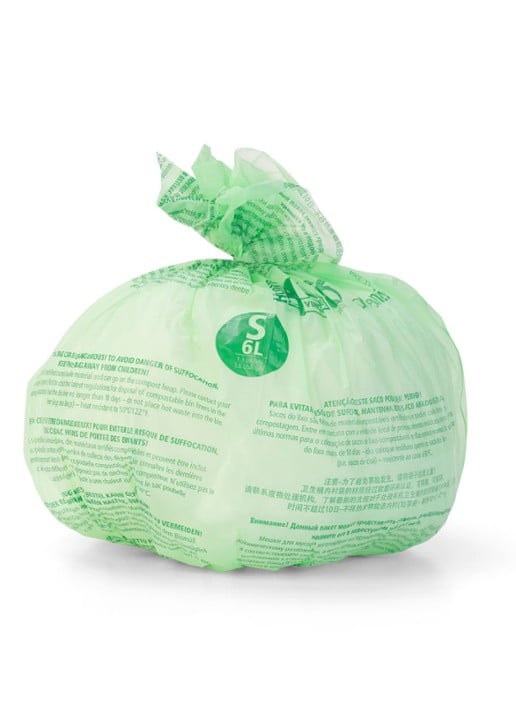 Brabantia PerfectFit Compostable S 6L vuilniszakken 10 stuks - detail 4 wit