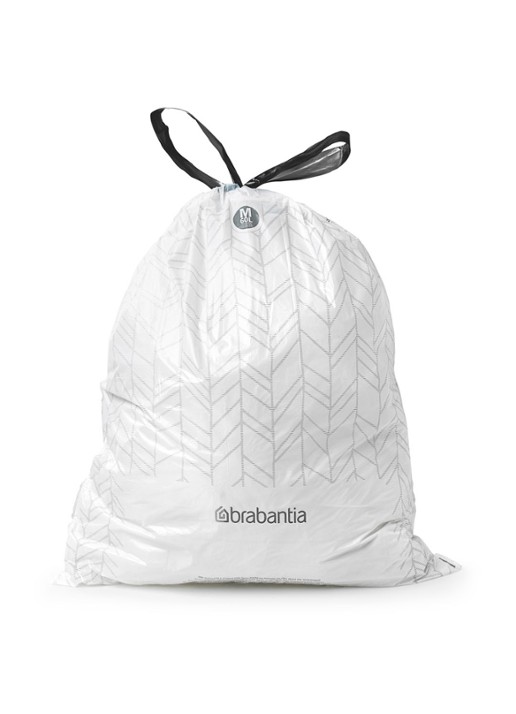 Brabantia  PerfectFit vuilniszak code M 60 liter 6 x 20 stuks - detail 5 wit