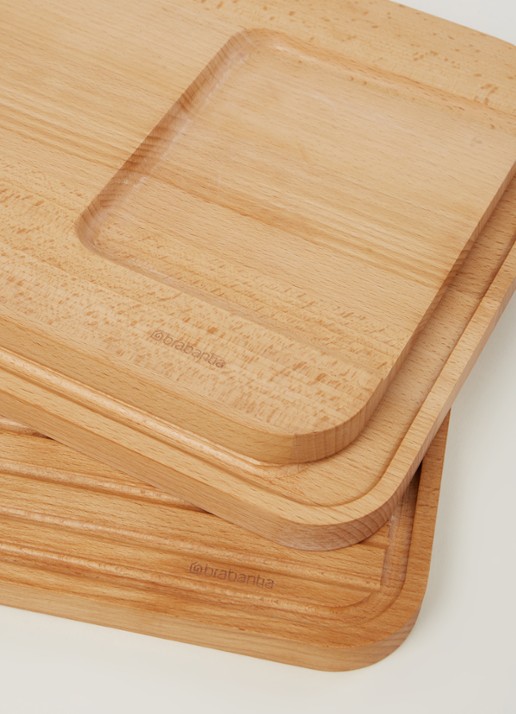 Brabantia Profile snijplank van hout set van 3 - detail 3 lichtbruin