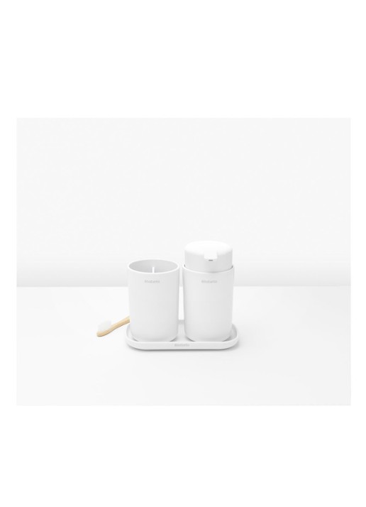 Brabantia ReNew badkameraccessoires set van 3 - detail 4 wit