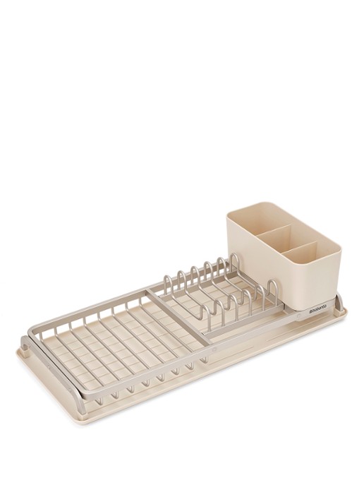 Brabantia SinkSide afdruiprek met bestekhouder - voorkant 2 beige