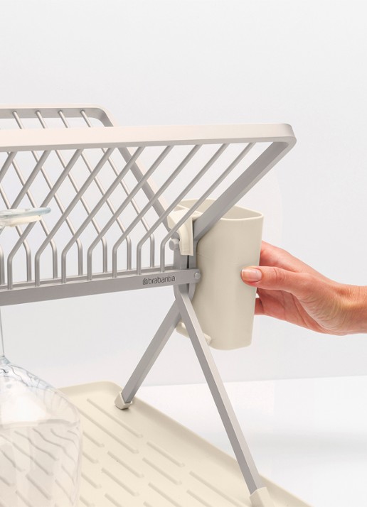 Brabantia SinkSide afdruiprek met bestekhouder - detail 4 beige