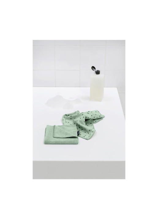 Brabantia SinkSide Microvezeldoek set van 2 - voorkant 4 groen