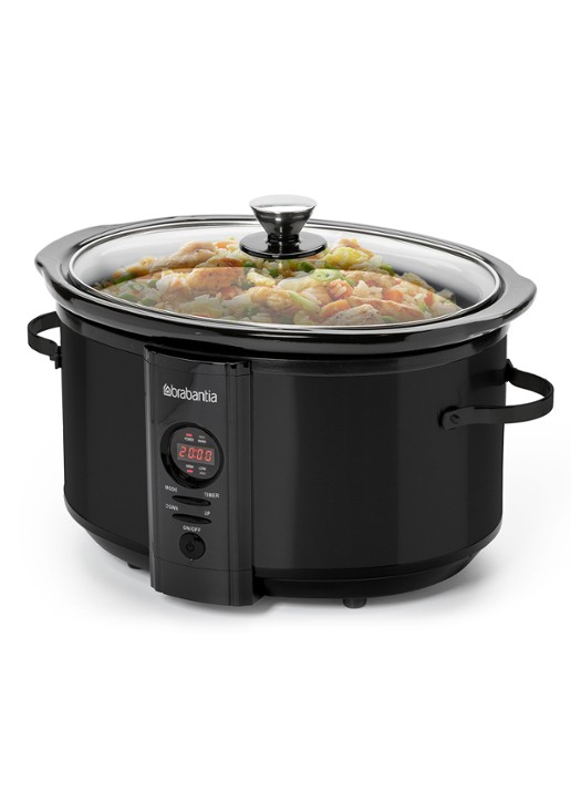 Brabantia Slowcooker BBEK1083MB - voorkant 2 zwart