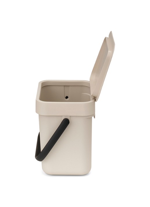Brabantia Sort & Go prullenbak 3 liter - detail 4 beige