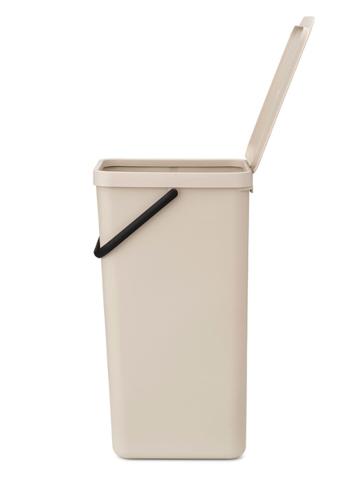 Brabantia Sort & Go prullenbak 40 liter - detail beige