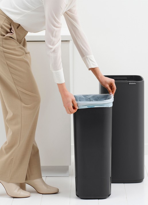 Brabantia Sort & Go prullenbak 6 liter - detail 5 grijs