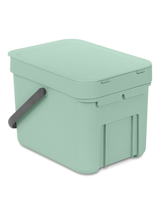Brabantia Sort & Go prullenbak 6 liter - achterkant 3 mint