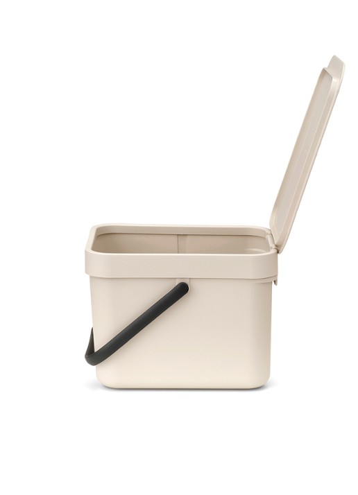 Brabantia Sort & Go prullenbak 6 liter - detail beige