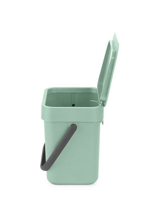 Brabantia Sort & Go prullenbak met hengsel 3 liter - detail 2 mint