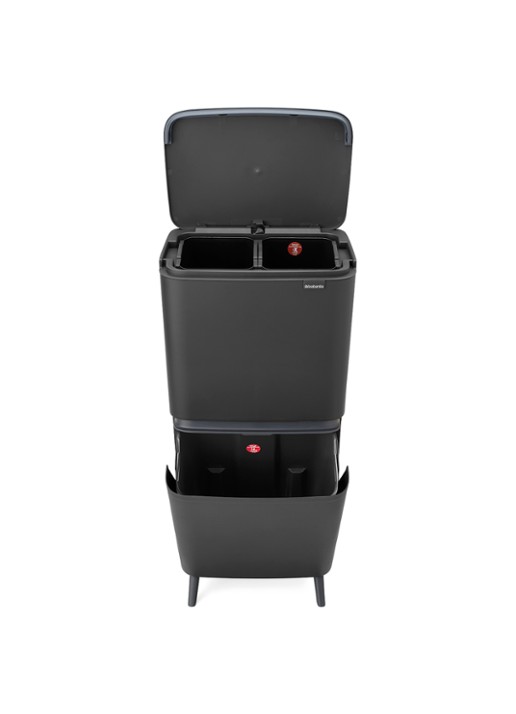 Brabantia SortUp prullenbak met deksel 45 liter - detail 4 antraciet