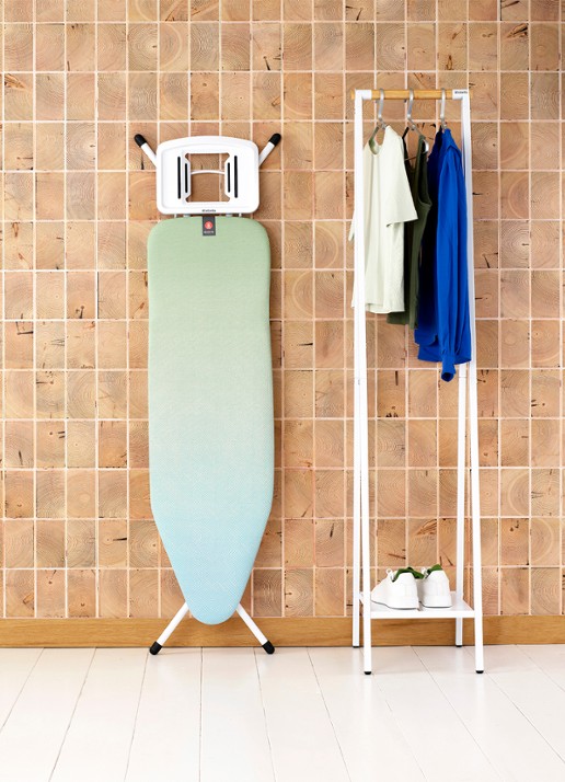 Brabantia Strijkplank B met Strijkijzerhouder 124 x 38 cm - detail 3 groen