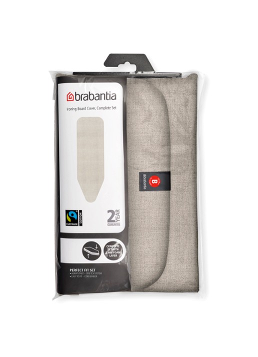 Brabantia Strijkplankhoes B 124 x 38 cm - voorkant 3 beige