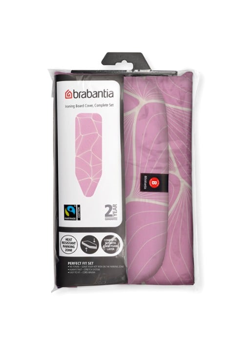 Brabantia Strijkplankhoes B 124 x 38 cm - achterkant lila