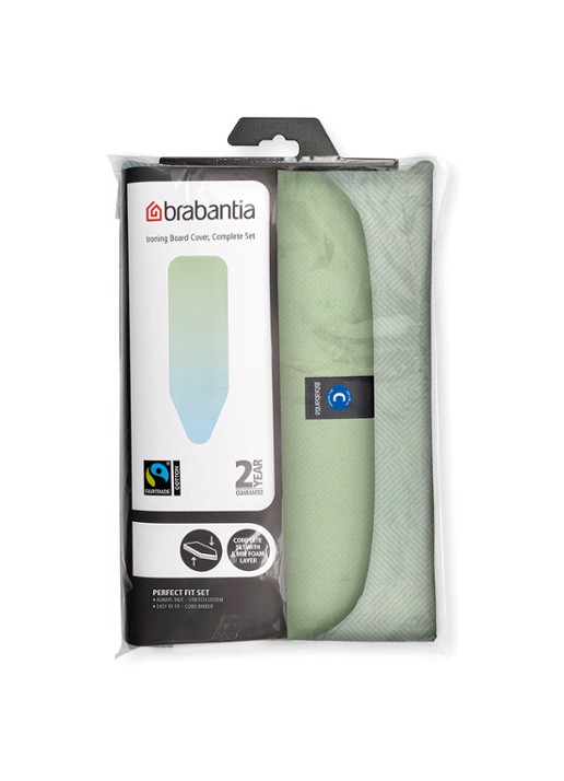 Brabantia Strijkplankhoes C 124 x 45 cm  - voorkant 3 groen