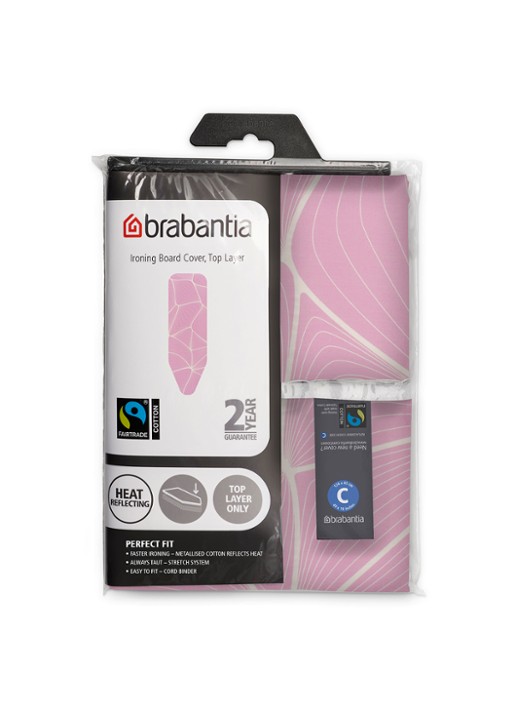 Brabantia Strijkplankhoes C 124 x 45 cm - achterkant 2 lila
