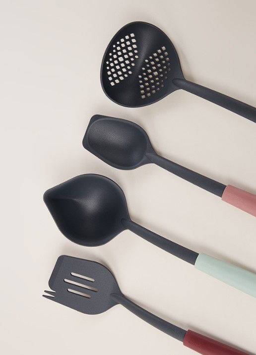 Brabantia TASTY+ keukengereiset 4-delig - detail 3 donkergrijs