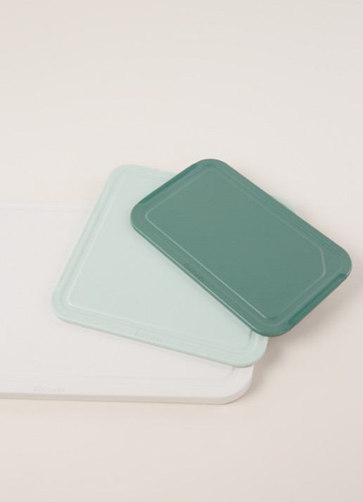 Brabantia TASTY+ snijplank set van 3 - detail multicolor