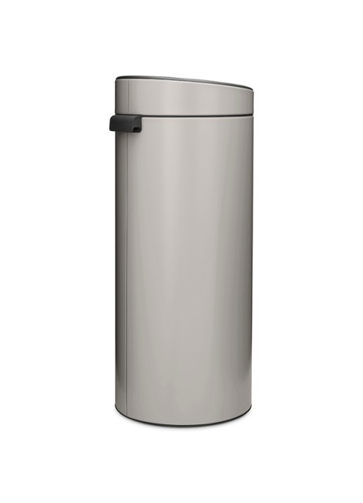 Brabantia Touch Bin prullenbak 30 liter - voorkant 2 middengrijs