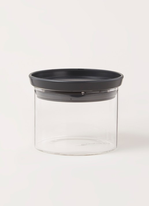 Brabantia Voorraadpot - voorkant 3 antraciet