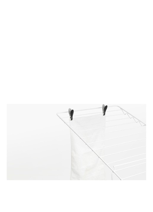 Brabantia Wasknijper set van 8 - detail zwart
