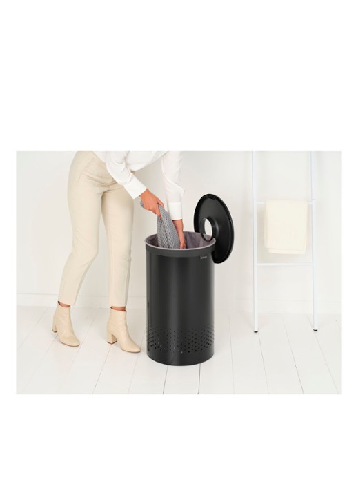 Brabantia Wasmand 63,5 cm - detail 6 zwart