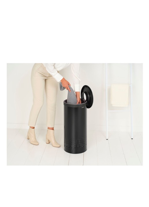 Brabantia Wasmand 63,5 x 30 cm - detail 8 zwart