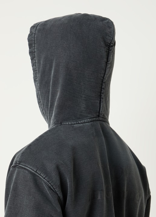 Bram's Fruit F*ck off hoodie logo- en backprint - detail 5 antraciet