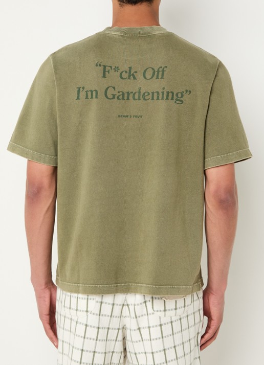 Bram's Fruit F*ck Off T-shirt met logo- en backprint