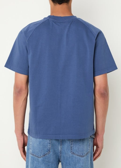 Bram's Fruit F*ck Off T-shirt met print - achterkant 3 indigo