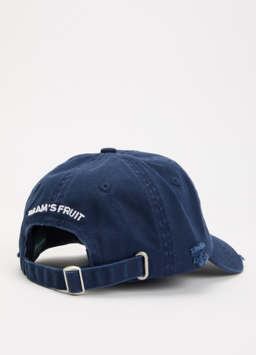 Bram's Fruit Pet met logoborduring - detail 2 donkerblauw