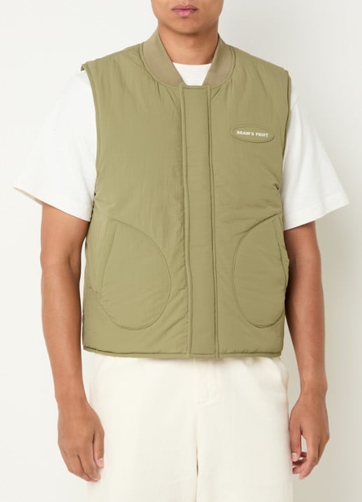 Bram's Fruit Reversible bodywarmer met steekzakken