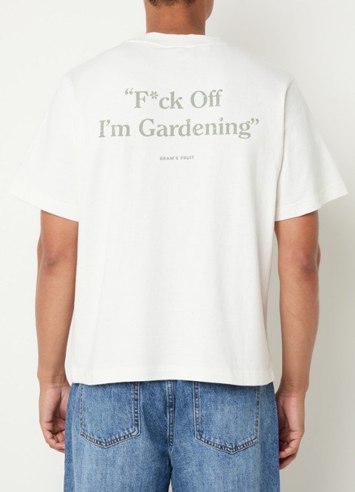 Bram's Fruit T-shirt met logo- en backprint
