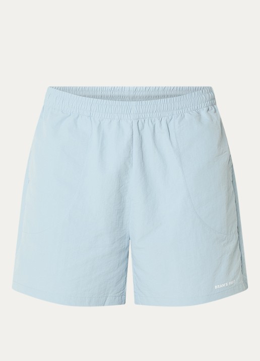 Bram's Fruit Zwemshorts met logo - voorkant 3 blauwgrijs
