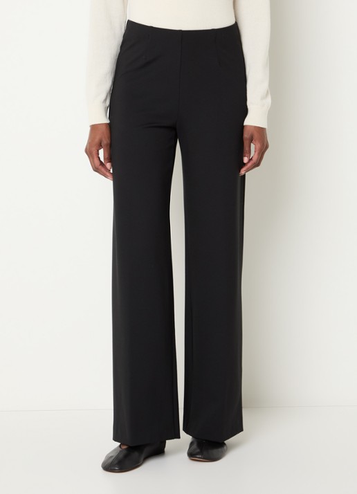 BRAX Lillyth high waist straight fit broek - detail zwart