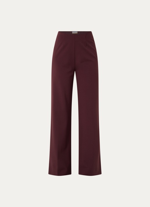 BRAX Lillyth high waist straight fit broek - voorkant 2 rood