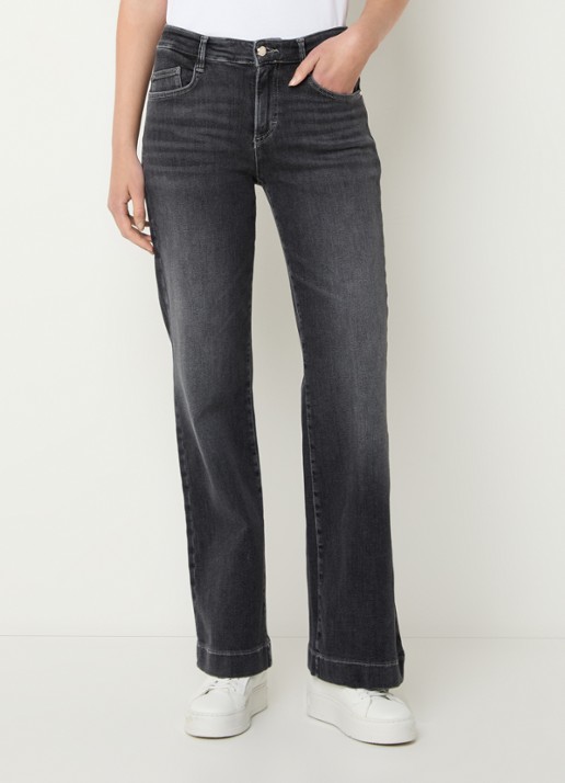 BRAX Maine high waist flared jeans met steekzakken