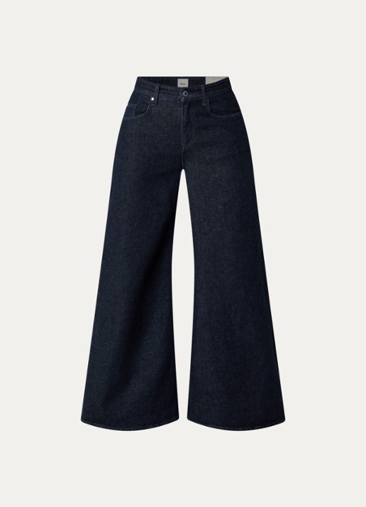 BRAX March high waist wide leg jeans met steekzakken - voorkant 3 indigo
