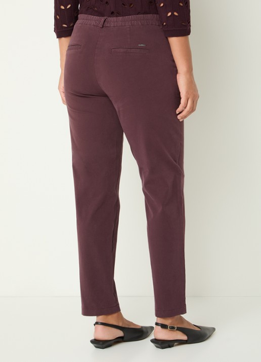BRAX Maron mid waist slim fit broek met steekzakken - achterkant 4 koper